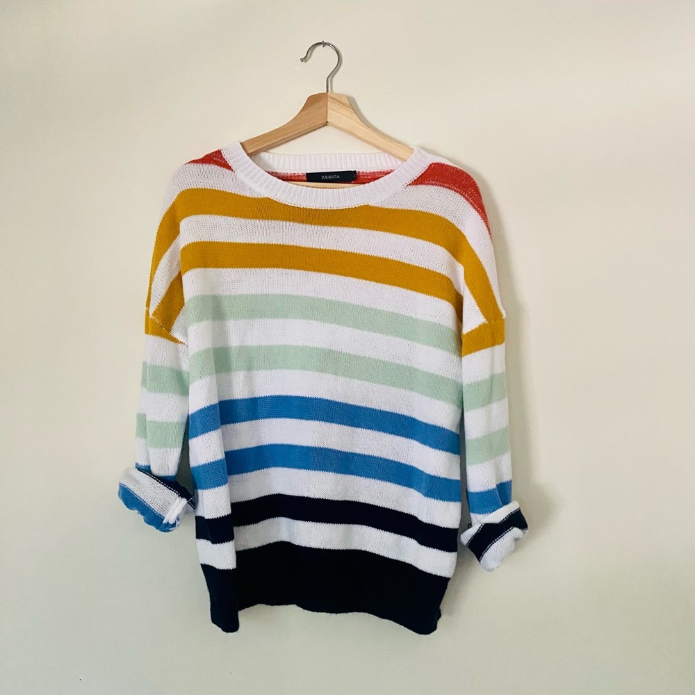 Rainbow Lightweight Sweater